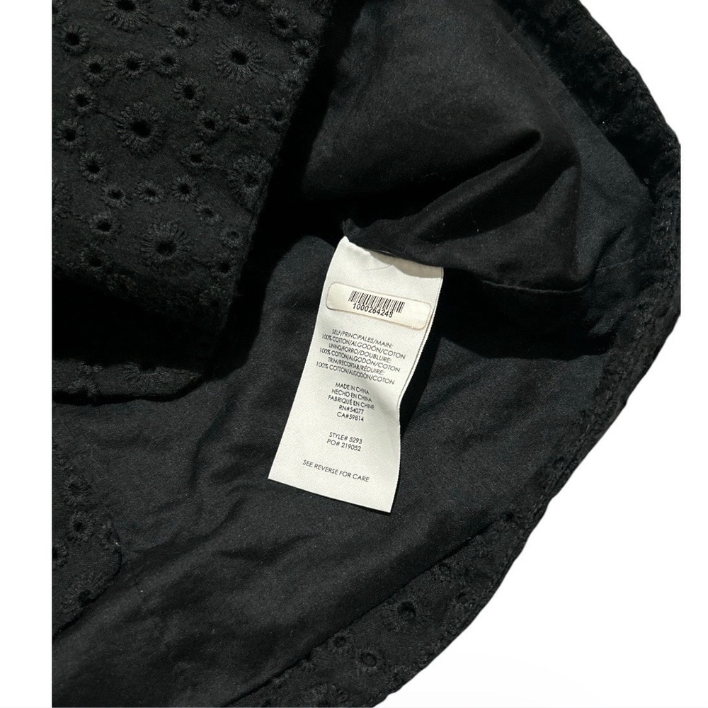 Cabi Women's Flamenco Black Eyelet Blazer Jacket Size 4 Capsule Wardrobe Career - Picture 4 of 7